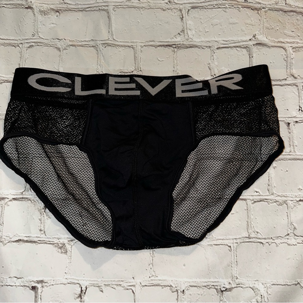 [clever] sheer mesh brief